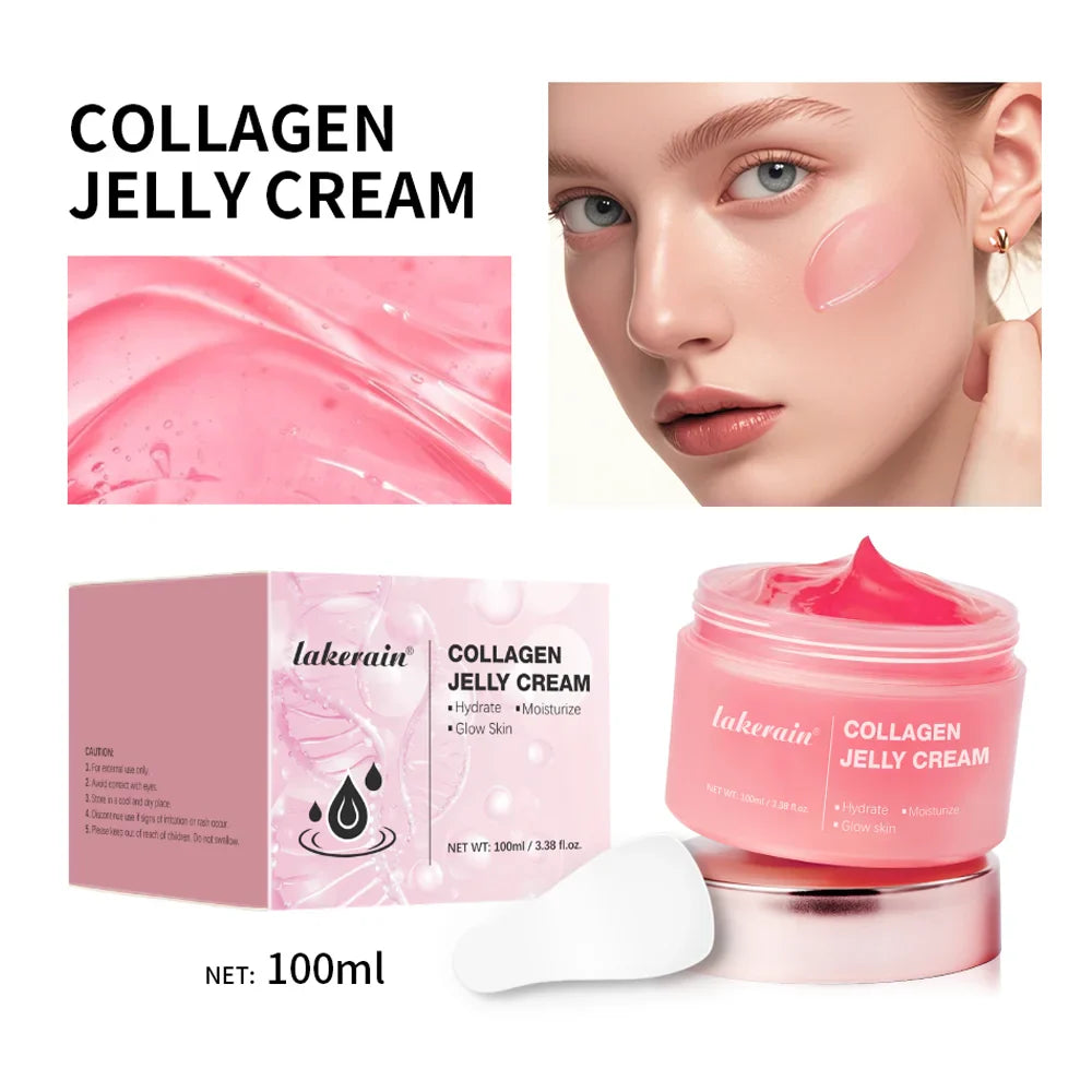 Revitalizing Collagen Jelly Cream with Niacinamide - Anti-Aging, Hydrating, and Firming Skincare Solution
